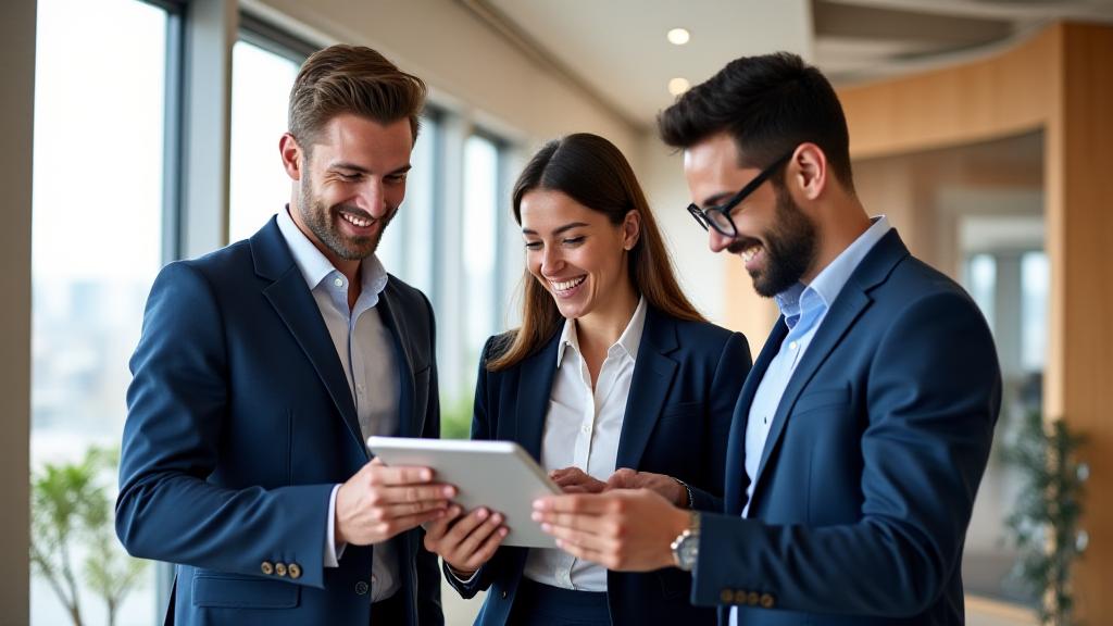 Team di recruiter professionisti che collaborano in un ufficio moderno e luminoso